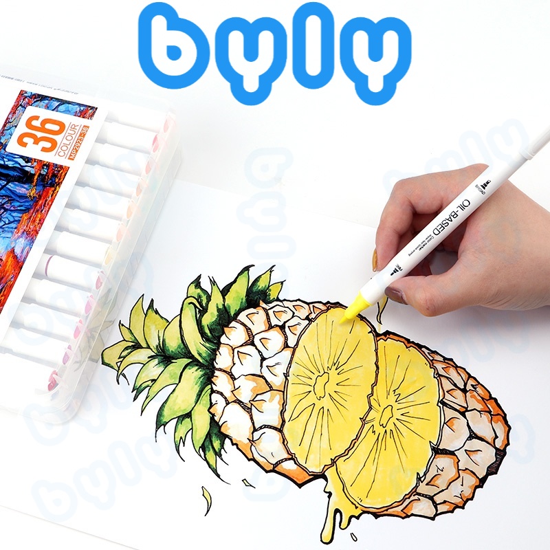[Ship hỏa tốc] Art Marker - Hộp bút lông màu hai đầu Baoke | MP2923 ByLy Store