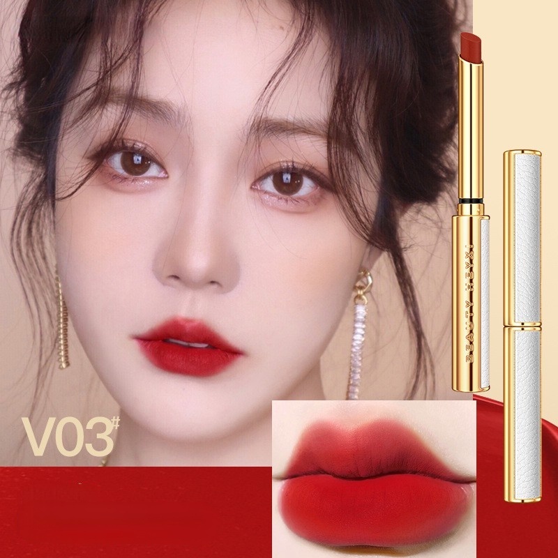 [Hàng mới về] Son lì HEYXI BEAUTY cao cấp lên màu chuẩn lì không trôi thiết kế vỏ da cao cấp sang trọng | WebRaoVat - webraovat.net.vn