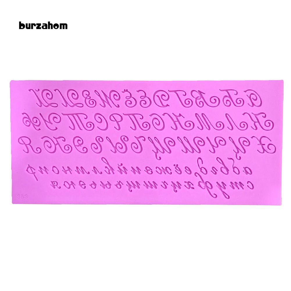 Khuôn làm bánh kẹo fondant hình chữ cái đẹp mắt