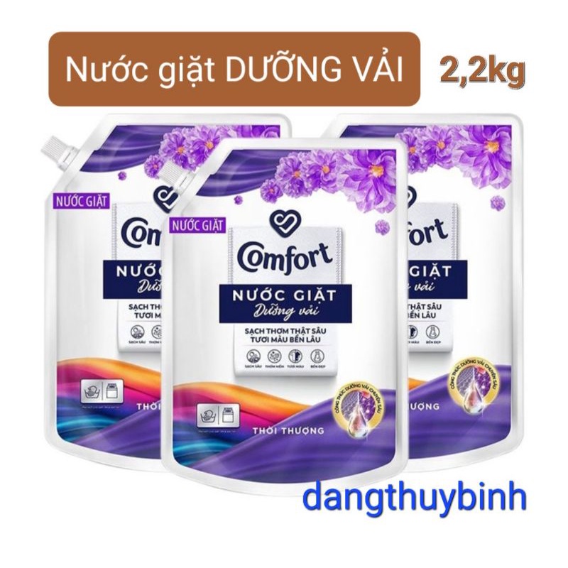 Túi Nước Giặt Dưỡng Vải Comfort Đa Chức Năng Hương Thời Thượng 2.2kg