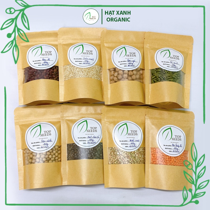 Hạt Dinh Dưỡng (Đã sấy chín) Cho bé ăn dặm, nấu cháo, sữa hạt, làm ngũ cốc granola 100g