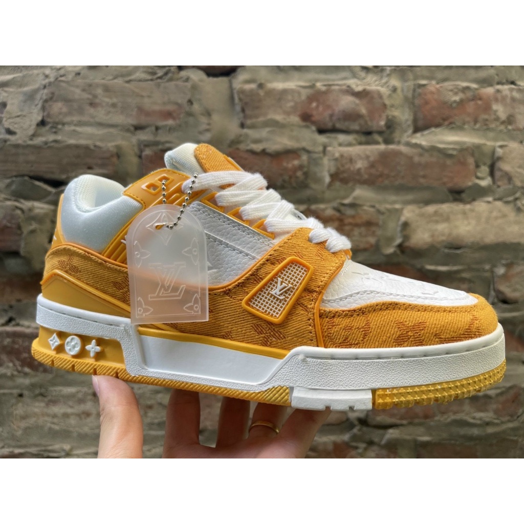 GIÀY LOUISVUITON TRAINER 4 Màu WHITE HÀNG CAO CẤP [ FREE SHIP + BOX ]