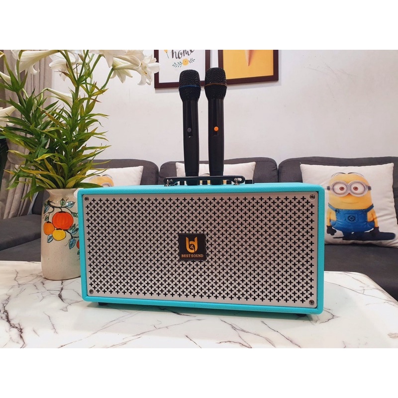 Loa mini xách tay Best Sound M6S - Tích hợp vang số chỉnh cơ có Reverb - Hệ thống 4 loa - Gia Khang Shop