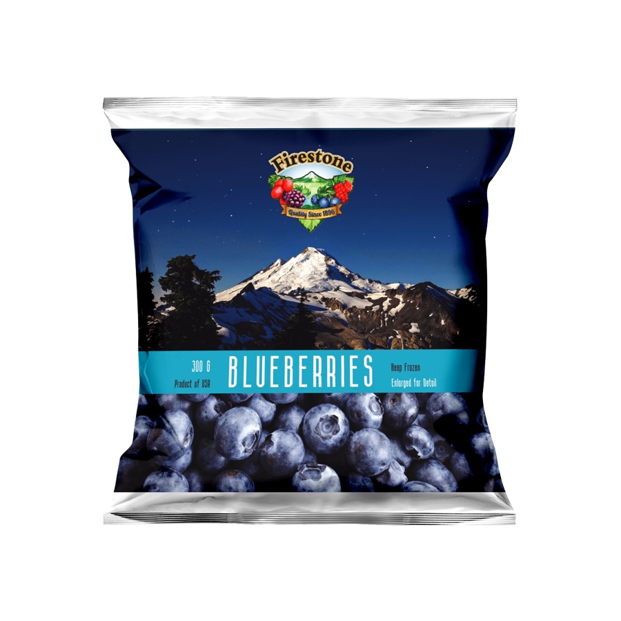 Việt quất tươi đông lạnh Firestone 300g-1kg nhập khẩu Mỹ
