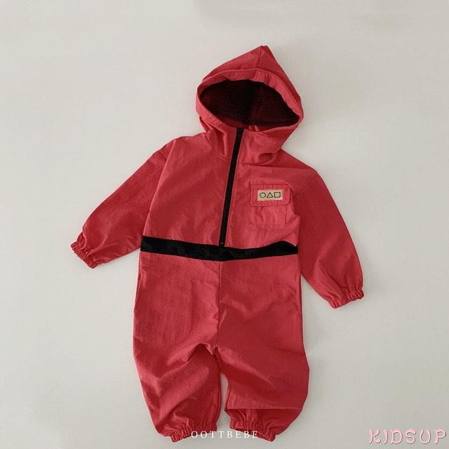 Bộ áo liền quần có nón trùm đầu hóa trang nhân vật game cho bé