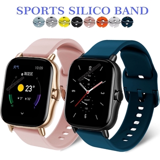 Dây đeo silicon màu trơn thay thế cho Xiaomi Huami Amazfit Gts 2 / Ticwatch Ls02 / Comi P8 / Gtr 42mm