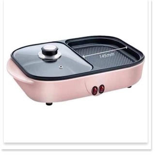 Nồi lẩu kèm nướng 2in1 thiết kế tiện dụng