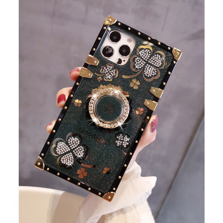 Ốp Điện Thoại Vuông Có Vòng Đỡ Gương Cho Vivo Y15S Y15A Y52 Y72 Y51 Y33S Y21 Y21S Y31 X50 X50PRO X60 X60PRO X70 X70PRO