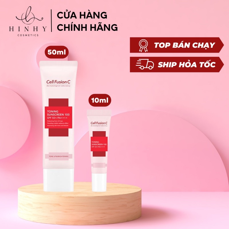 KEM CHỐNG NẮNG CELL FUSION C TONING SUNCREEN 100 SPF 50+++