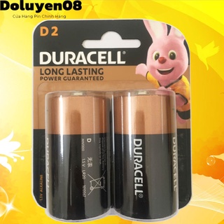 Pin Đại D2 Duracell Alkaline Chính hãng Vỉ 2 viên