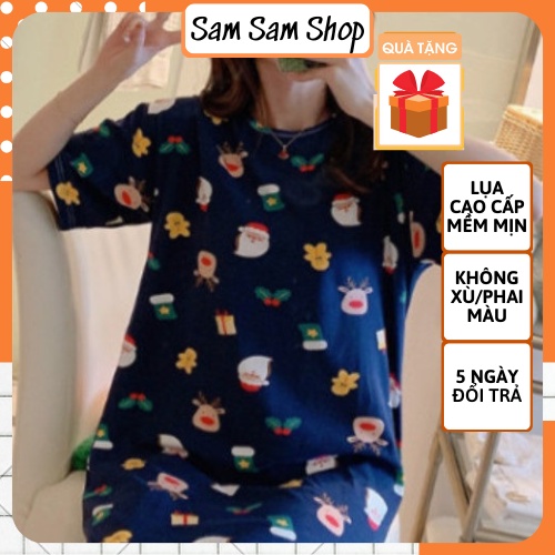Váy ngủ cotton họa tiết đáng yêu, vải cotton mềm mịn, thoáng mát cho mùa hè.