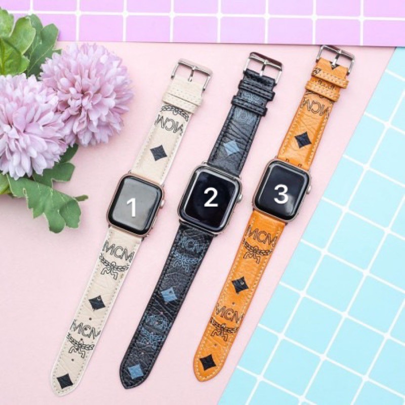 dây da thay thế MCM cực xịn dành cho applewatch