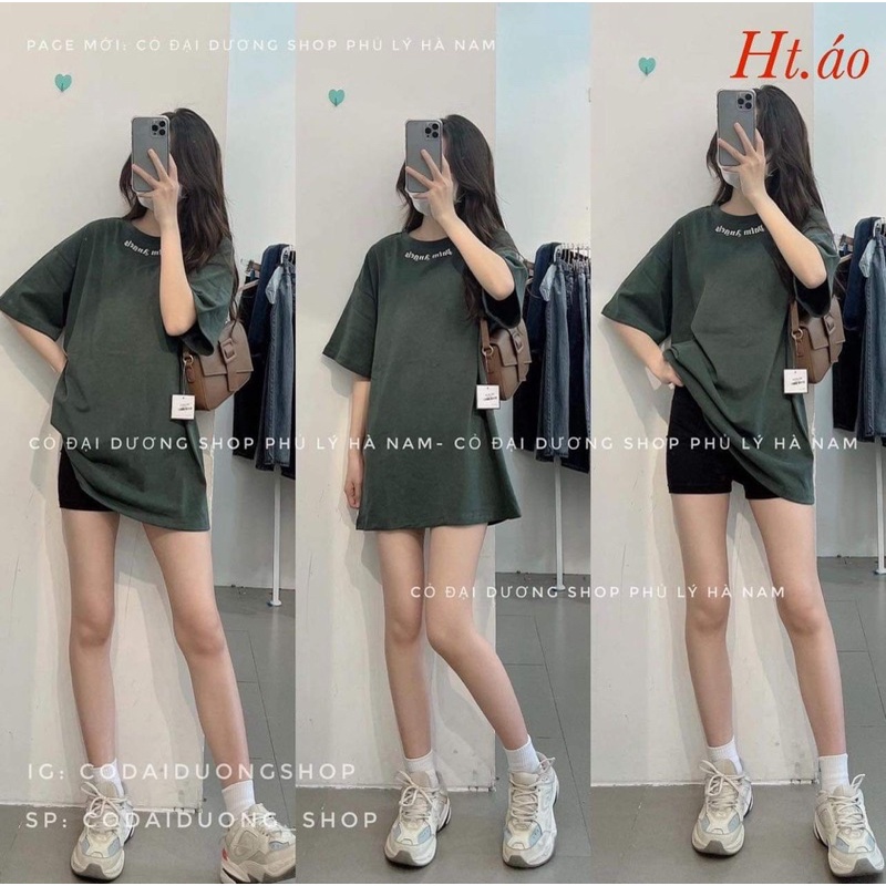 Áo phông vòng cổ plam nhỏ HT11