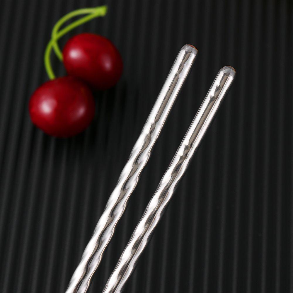 Bộ 3 Đôi Đũa Inox Chống Trượt Tiện Dụng Cho Gia Đình