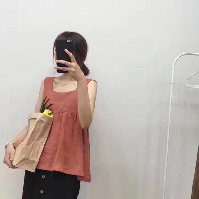 Áo thô hai dây bản to