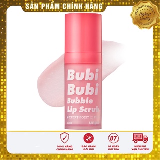 Gel tẩy tế bào chết môi sủi bọt bubi bubi bubble lip scrub