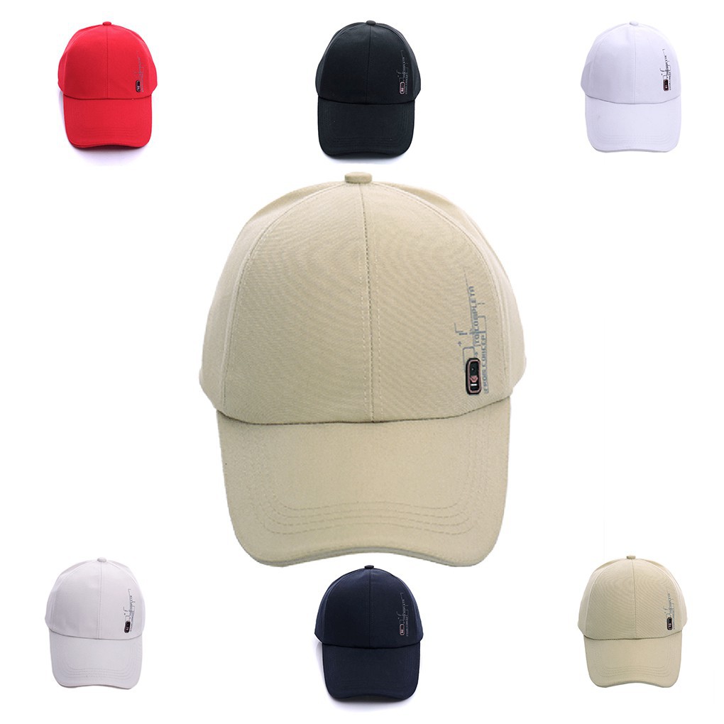 Mũ lưỡi trai cho nam chất liệu cotton và canvas