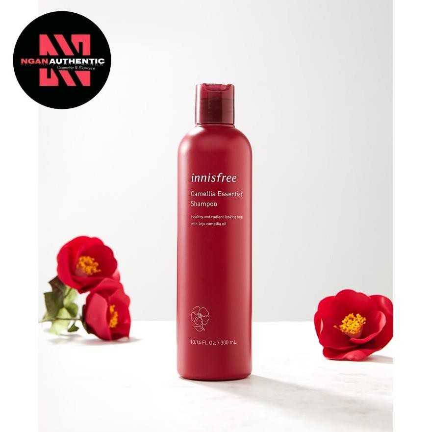 [Chính hãng] Dầu gội dưỡng tóc hương hoa trà innisfree Camellia Essential Shampoo 300ml