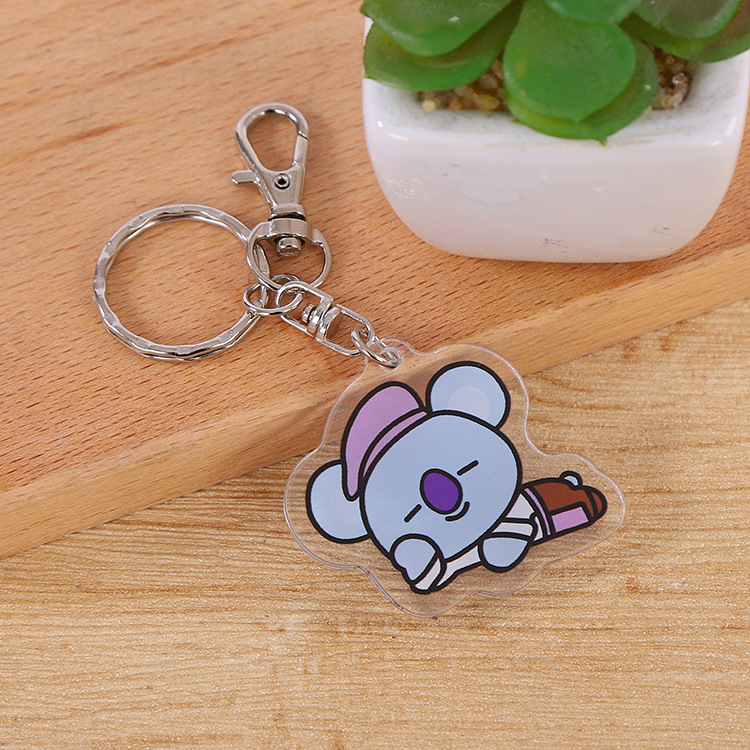 KPOP Móc Khóa Acrylic Hình Nhân Vật Bt21 Bts