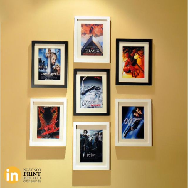 In Ảnh Cỡ 13cm x 18cm 😍 Theo Yêu Cầu Phong Cách Hàn Quốc Chất Lượng Cao 🐱‍🐉 Ép Lụa, Phủ UV, Plastic chống nước | BigBuy360 - bigbuy360.vn