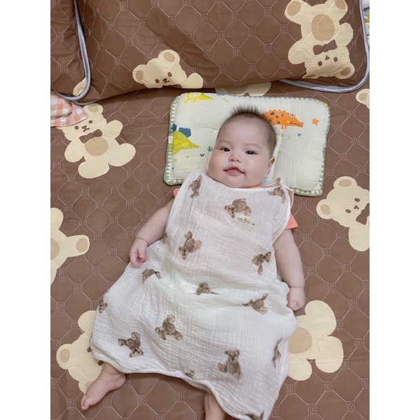 Túi ngủ vải xô muslin CONCHIMkids