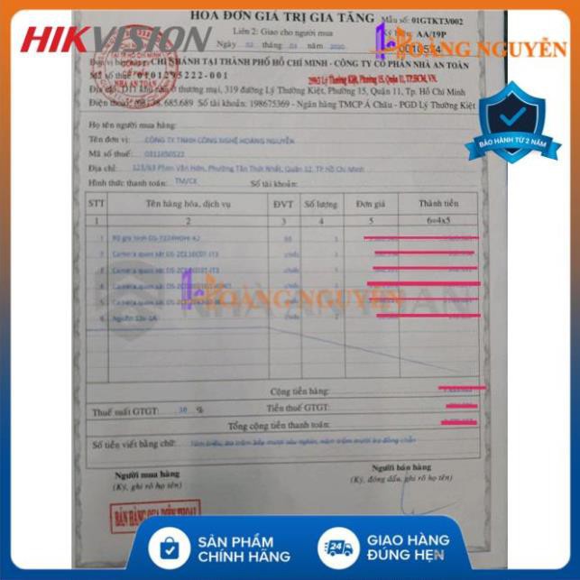 [Sản Phẩm Chính Hãng] Camera HD-TVI Hikvision DS-2CE56D0T-IRP hồng ngoại 20m 2MP