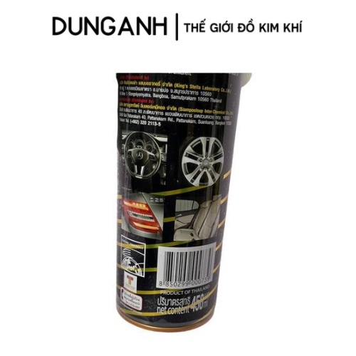 Bình xịt bóng nội thất ô tô Kim Khí Dung Anh Bình xịt đồ da Wax one 450ml