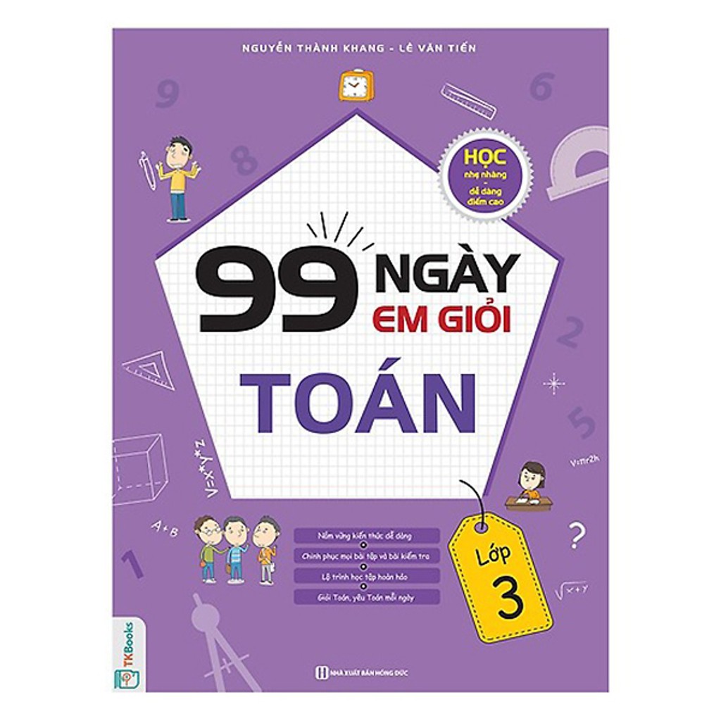 Sách 99 Ngày Em Giỏi Toán Tiếng Việt Tiếng Anh Lớp 3 Tùy chọn MCTC6437910311