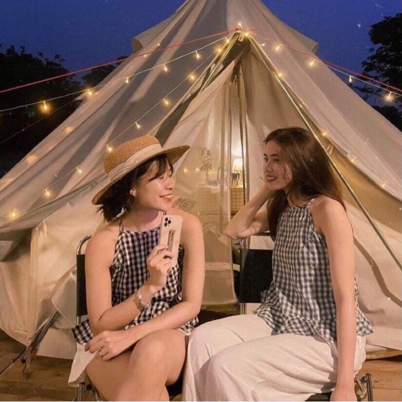 Áo Nữ Mới Về Xinh 👉 Áo Yếm Caro Đuôi Cá 3 Màu ✔ Áo 2 Dây Yếm Kẻ Caro Sát Nách Thô Đũi Ulzzang