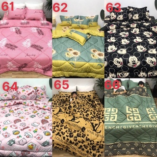 Bộ Ga Gối 1 Ga 2 Vỏ Gối Nằm Cotton Poly 1m6x2m GỒM 50 MẪU