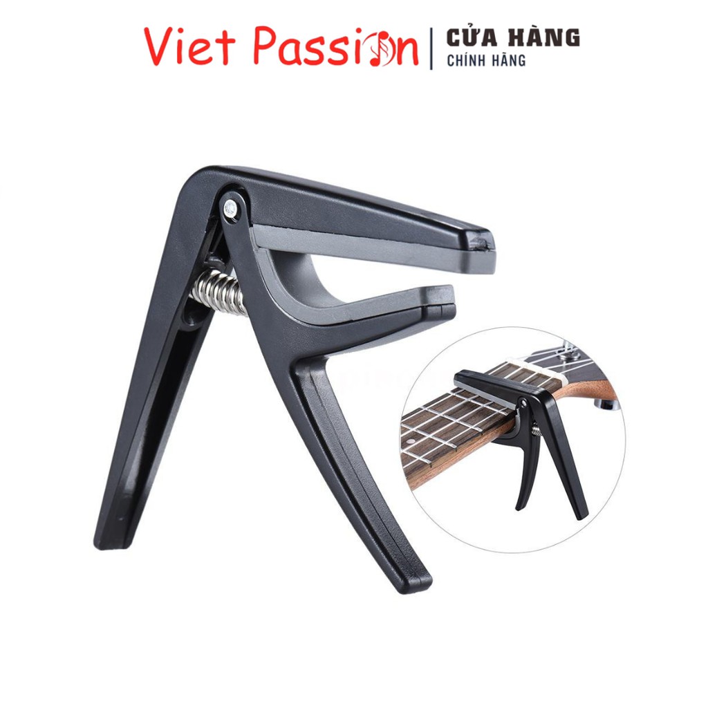 Capo đàn ukulele  VietPassion chất liệu nhựa sử dụng cho ukulele soprano, concert, tenor