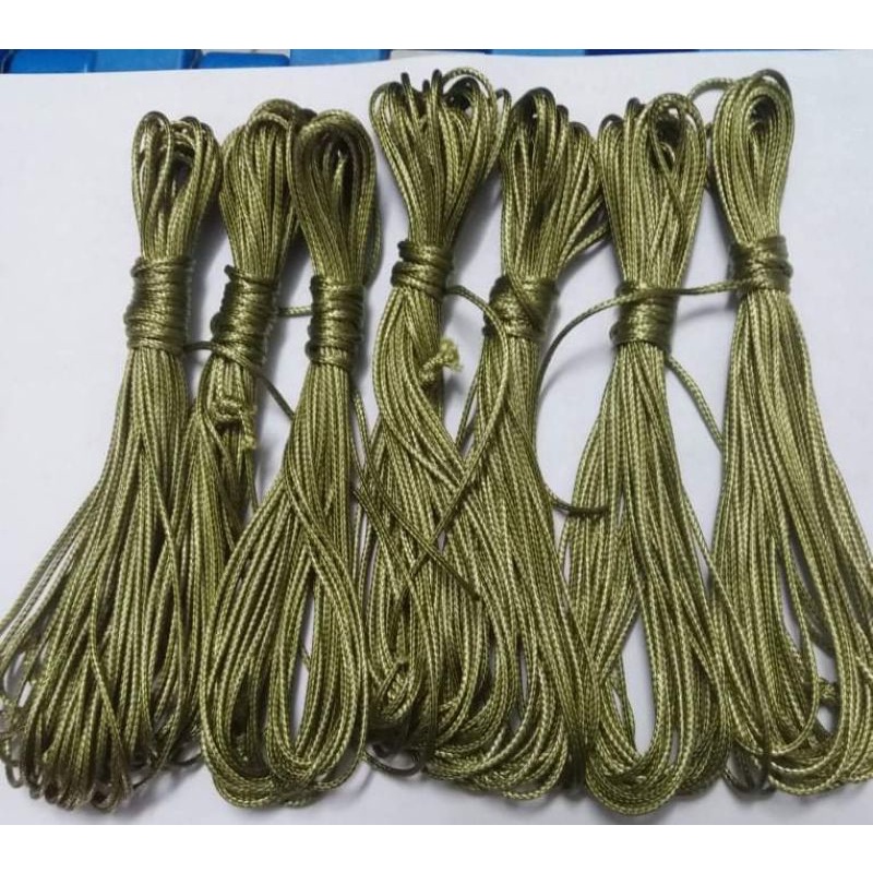 Bó 5 mét dây sáp da nhiều màu size 1mm