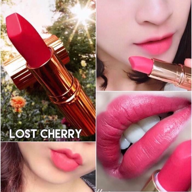 Son Thỏi Lì Cao Cấp - Charlotte Tibury Matte Revolution # Màu LOST CHERRY - HỒNG SAN HÔ PASTEL