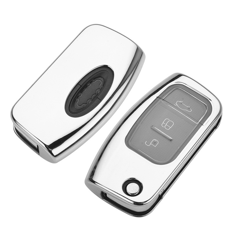 Ốp Bảo Vệ Chìa Khóa Xe Hơi Bằng TPU Mềm Gấp Gọn Tiện Dụng Cho Ford Focus 2 Fiesta Focus C-max Ecosport S-max ESCORT Escape