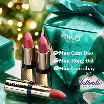 (Bill Pháp) Gift Set KIKO gồm 3 cây son lì KIKO Powder Power mẫu mới nhất 2020