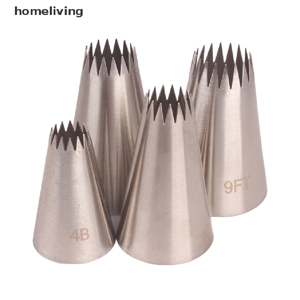 Set 4 Đuôi Bắt Bông Kem Trang Trí Bánh Tiện Lợi