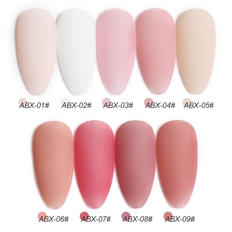 Set sơn gel thạch hồng chính hãng - Mã ABX