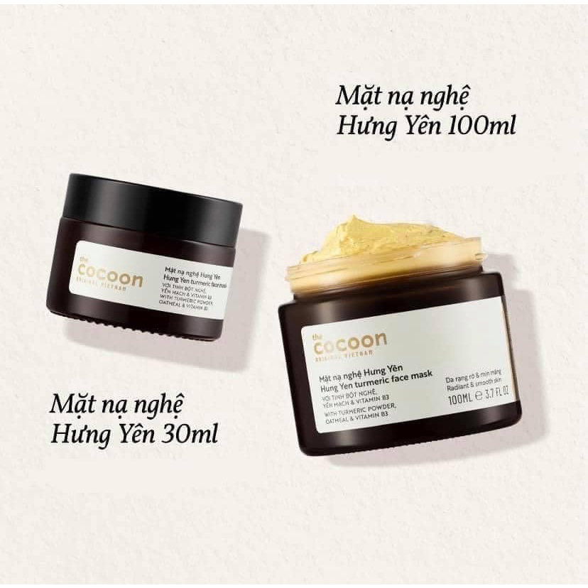 Mặt nạ Nghệ Hưng Yên Cocoon Turmeric Face Mask