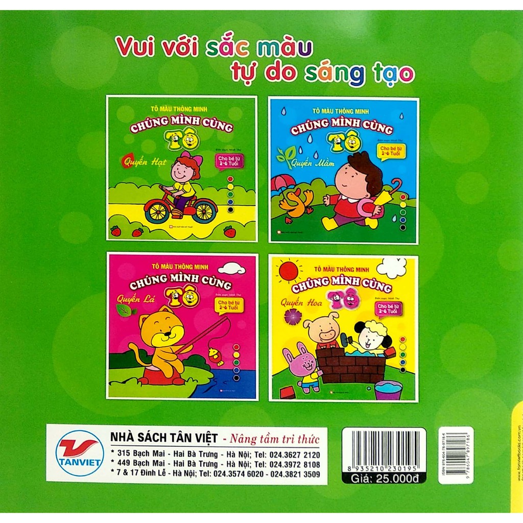 Sách - Tô Màu Thông Minh - Chúng Mình Cùng Tô - Quyển Hạt