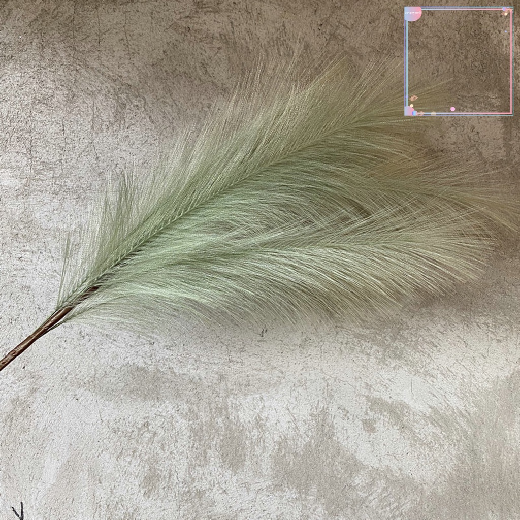 1 Cây Cỏ Nhân Tạo Bằng Sợi Tổng Hợp Mềm Mại Phong Cách Boho Trang Trí Nhà Cửa