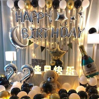Set Cả bộ Bóng Sinh Nhật và Số Ngôi Sao⭐️