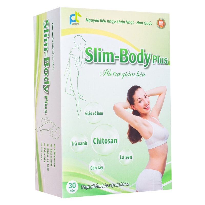 Viên Uống P&amp;T Slim-Body Plus Hỗ Trợ Giảm Béo 30 Viên Slim-Body Plus