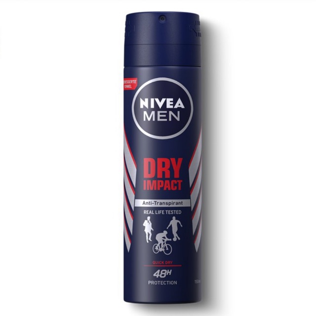 XỊT NGĂN MÙI NIVEA MEN KHÔ THOÁNG 150ml