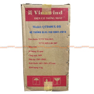 Quạt đảo trần Vinawind - Có Điều Khiển Từ Xa (Điện cơ thống nhất - CHÍNH HÃNG)