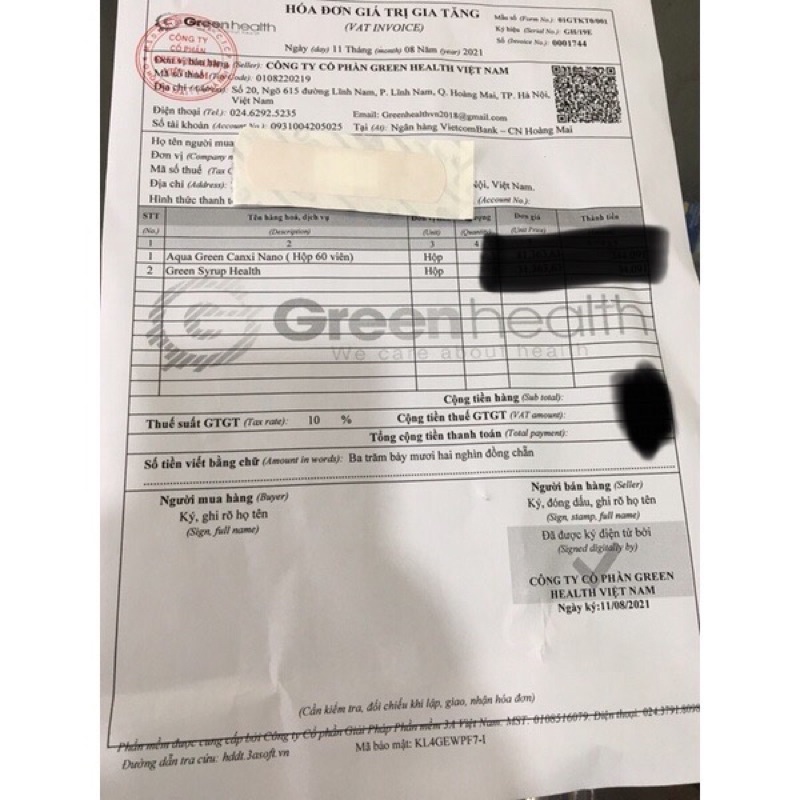 Canxi NANO AQUA GREEN giảm nguy cơ còi xương  ở trẻ, giảm loãng xương ở người lớn / hộp 30 viên