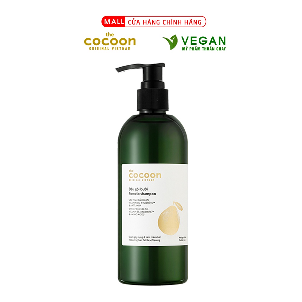 Dầu gội bưởi Pomelo shampoo Cocoon 310ml thuần chay