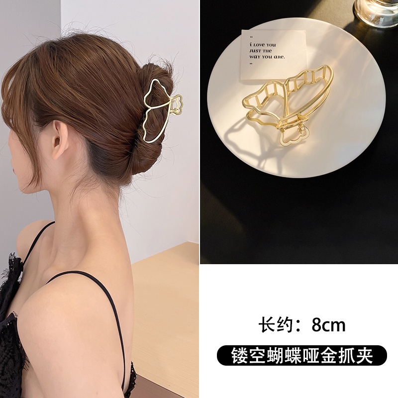 Kẹp Tóc Đuôi Cá Lớn Đính Ngọc Trai Mới