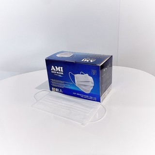 1 Hộp Khẩu Trang Y Tế Mầu trắng 4 lớp AMI (50 chiếc 1 hộp)