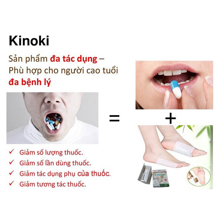 50 miếng dán chân thải độc tố Kinoki Detox Foot Patch