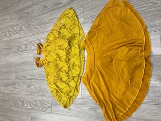 Bikini set 2 áo yếm ren quần váy